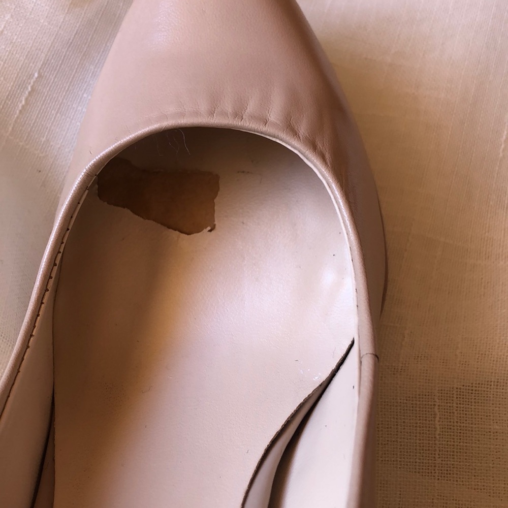 Nude Nine West pumps - Picture 5 of 6